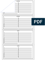 Calendrier Excel