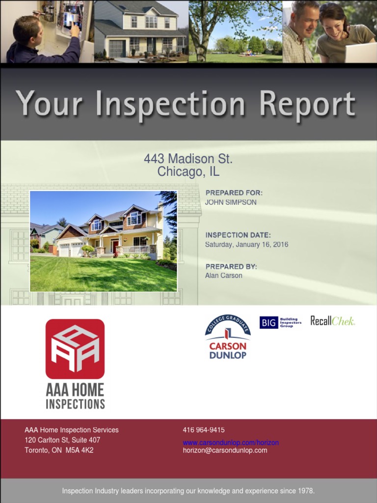Home Inspection Report Summary | PDF | Air Conditioning | Building ...