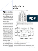 CUSTO COMPARADO Edifício Residencial Na Capital Paulista