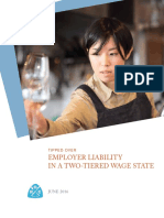 Tipped Over: Employer Liability in A Two-Tiered Wage State