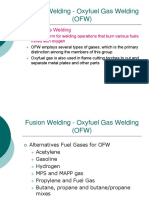 Fusion Welding - Oxyfuel Gas Welding (OFW)