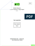 Naskah Soal SBMPTN 2015 Tes Kemampuan Dasar Sains Dan Teknologi (TKD Saintek) Kode Soal 522 by (Pak-Anang - Blogspot.com) PDF