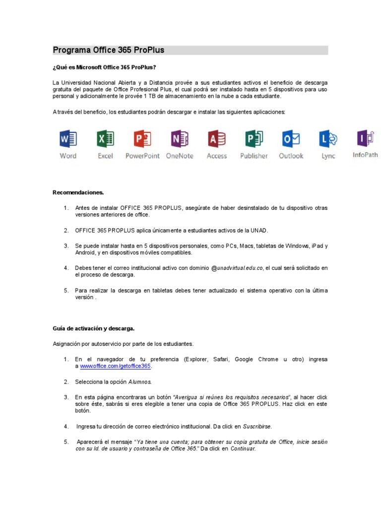 Para Descargar Offic Unad Gratis | PDF | Microsoft Outlook | Microsoft