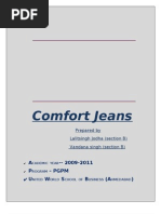 Download Project report on starting a new business  Comfort Jeans by lalitsingh SN31538621 doc pdf