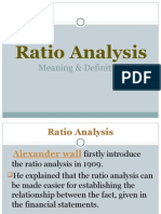 Ratio Analysis: Meaning & Definition