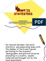 What Is Statistics