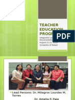 Teacher Education Program