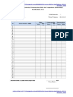 Form Penilaian (Kosongan) Kurikulum 2013