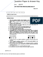 IIFT 2014 Question Paper
