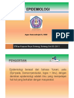 Ruang Lingkup Dan Pengertian Epidemiologi1