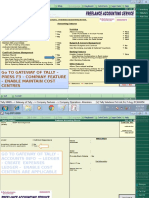 Cost Centre in TALLY ERP 9