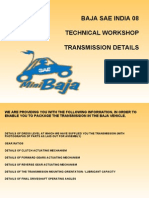 Baja Transmission Presentation