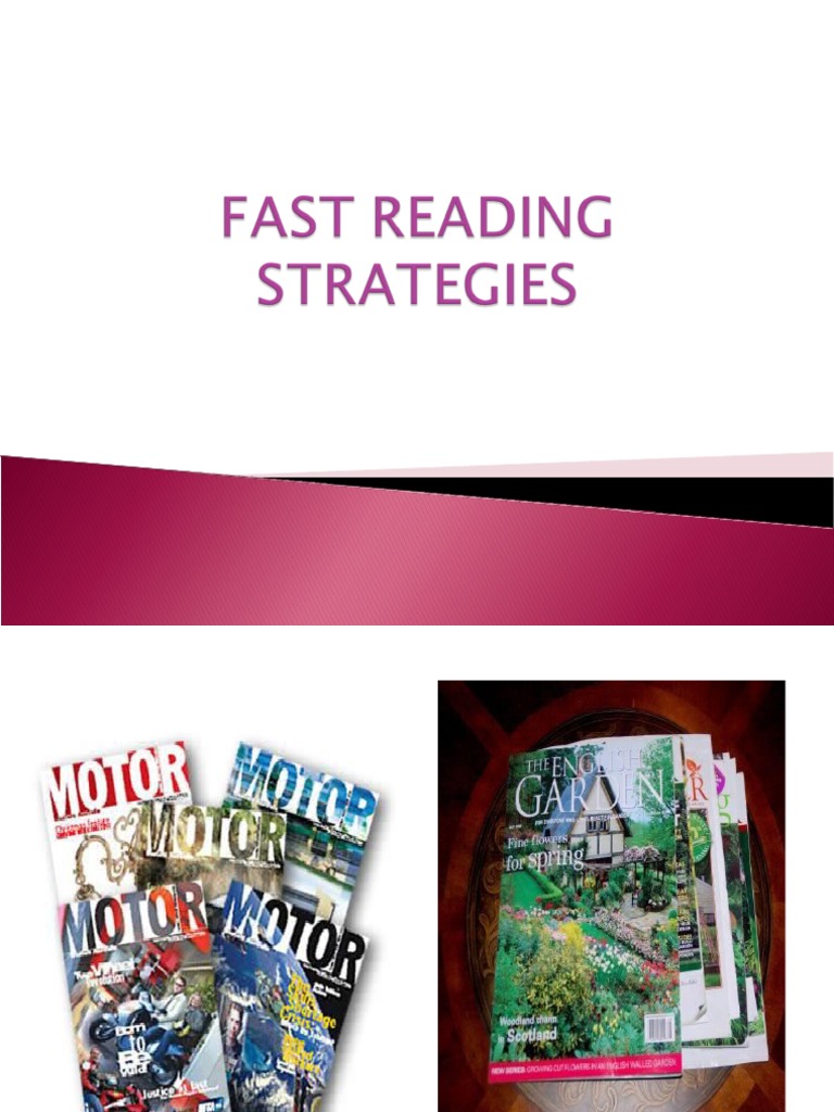 what is fast reading called