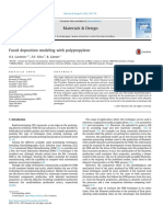 Fused Deposition Modelling With Polyproplyne