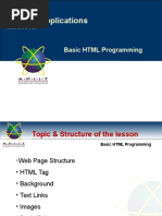 04 Basic HTML Programming