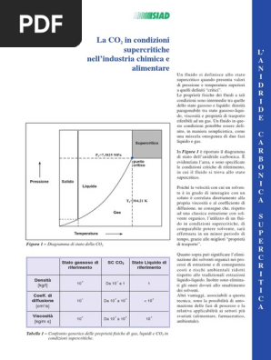 Co2 In Condizioni Supercritiche