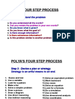 4 Step Process in Problem Solving