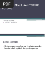 Download PPT ilmu pemuliaan tpotongpptx by Anggun Aank Assyhabibthie SN315427112 doc pdf