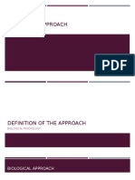 Biological Approach Edexcel Psychology Unit 2