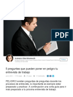 5 Preguntas Que Pueden Poner en Peligro Tu Entrevista de Trabajo _ Andreina Villar-Woodworth _ LinkedIn