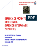 Gerencia de Proyectos Caso Español