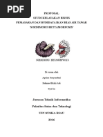 Download Proposal Study Kelayakan Bisnis Technopreneurship Penjualan Dan Budidaya Ikan Cupang Soedimoro Betta Morfosis by Rahmad Rizki Adi SN315438892 doc pdf