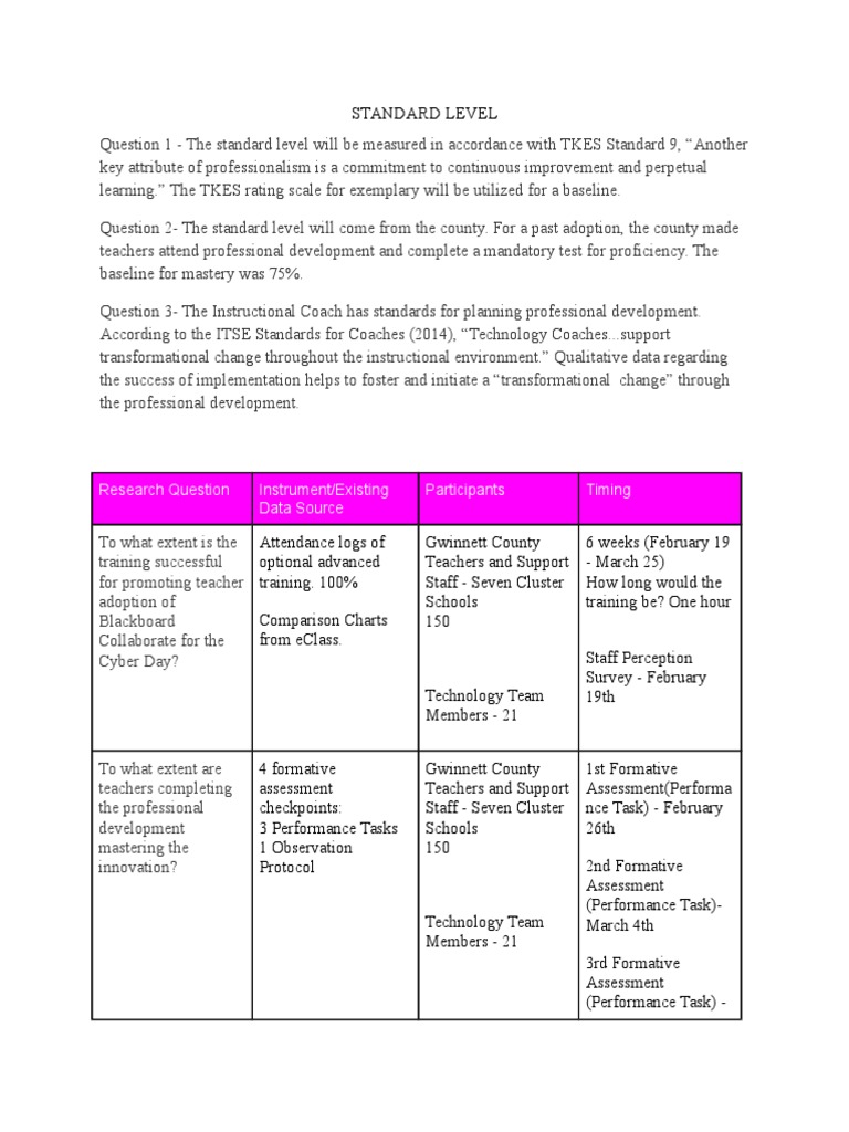 Data Collection Matrix | PDF | Educational Assessment | Cognition