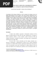 A Cidade (Re)Partida Um Breve Estudo Sobre as Emancipações Da Cidade de Nova Iguaçu