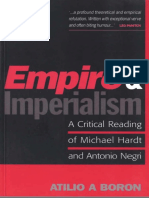 Empire and Imperialism: A Critical Reading of Michael Hardt and Antonio Negri - Atilio A. Boron