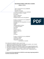 Evaluare Semestrială La Limba Și Literatura Română - Clasa A 14-A (Real)