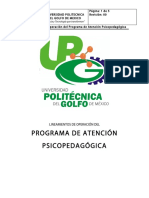 Programa de Atencion Psicopedagogica