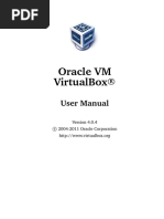 Oracle Virtual User Manual