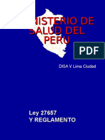 Ministerio DE Salud DEL Peru