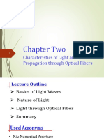 Chapter Two: Characteristics of Light and Its Propagation Through Optical Fibers