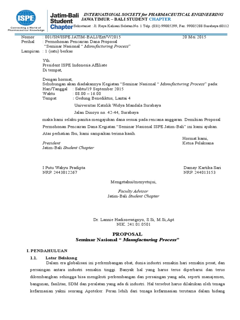 Proposal Kegiatan Seminar Nasional PDF