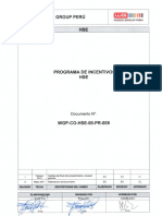 WGP-CO-HSE-00-PR-009 Programa de Incentivos HSE Rev 1