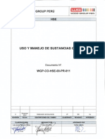 WGP-CO-HSE-00-PR-011 Procedimiento de Uso y Manejo de Sustancias Químicas Rev 0