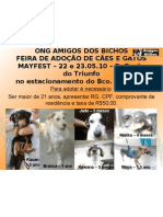 Para Adotar É Necessário: Ser Maior de 21 Anos, Apresentar RG, CPF, Comprovante de Residência e Taxa de R$50,00