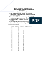 Soal Reponsi Praktkum Geol Teknik