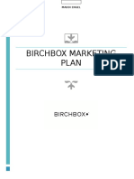 Birchbox Rep Marketing Plan