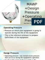 What Is MAWP? Difference Between MAWP, Design Pressure and Operating Pressure