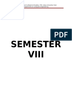 Semester Viii: Draft Submission To Board of Studies, IITE, Indus University From Department of Computer Engineering