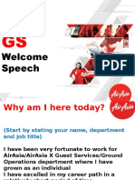 GS WelcomeSpeech Presentation 001 - 08th Mar 16