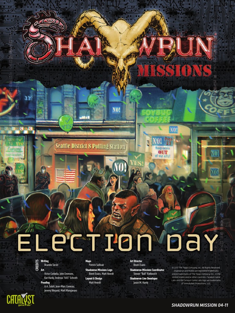 Shadowrun 04-11 Election Day | PDF | Violence | Crime Thriller