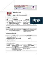 Academic CV Dwi PDF