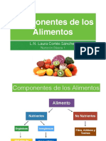Componentes de Los Alimentos PDF PDF