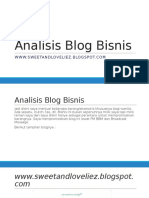 Analisis Blog Bisnis