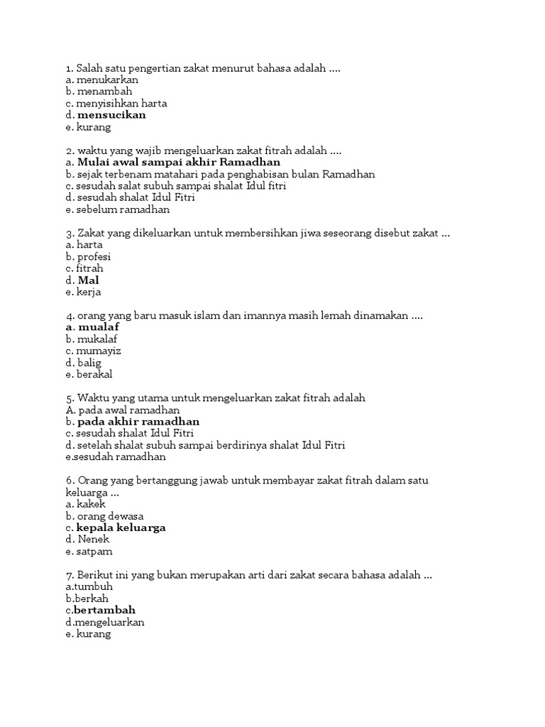 Berikut Merupakan Pengertian Zakat Menurut Bahasa Kecuali Bah