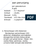 Pemeriksaan penunjang