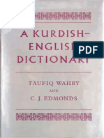 Kurdish English Dictionary TaufiqWahby CJEdmonds